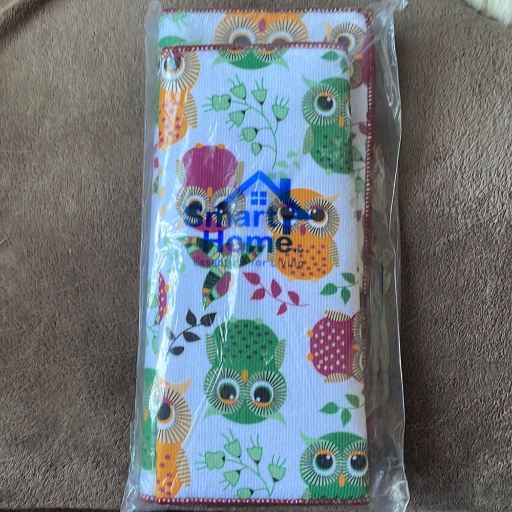 NWOT Owl dish drying mat